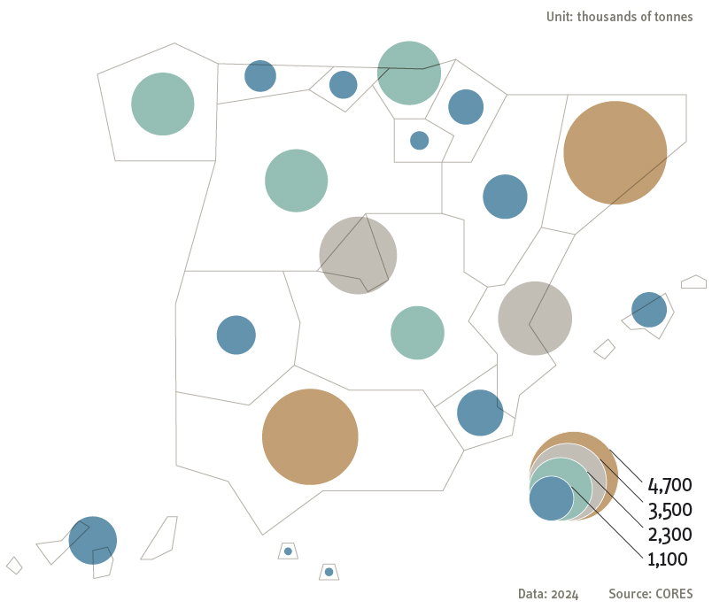 infographic of road fuel consumption by Autonomous Region 2024