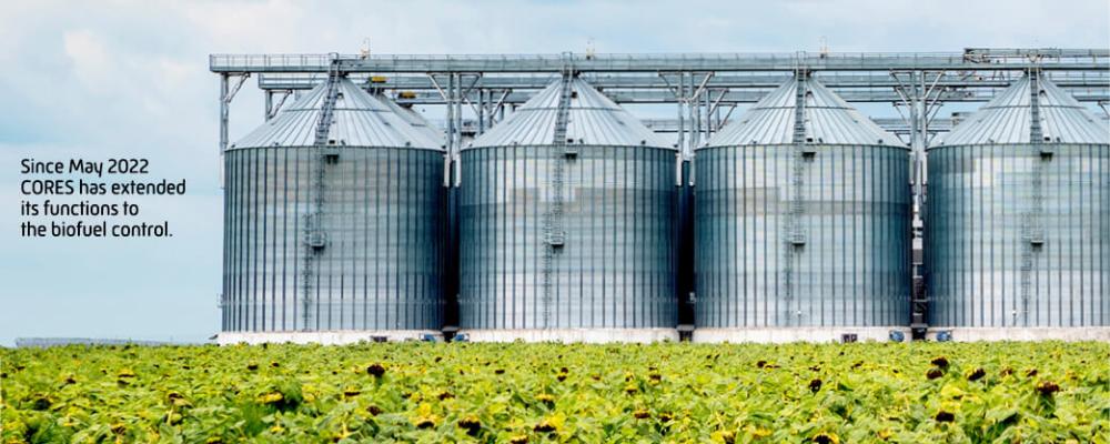 Since May 2022 CORES has extended its functions to biofuel control