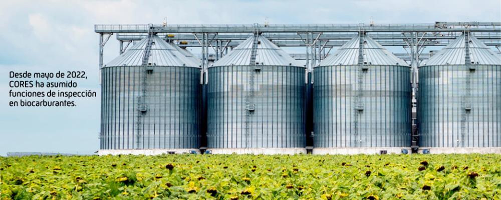 Desde mayo de 2022, CORES ha asumido funciones de inspección en biocarburantes