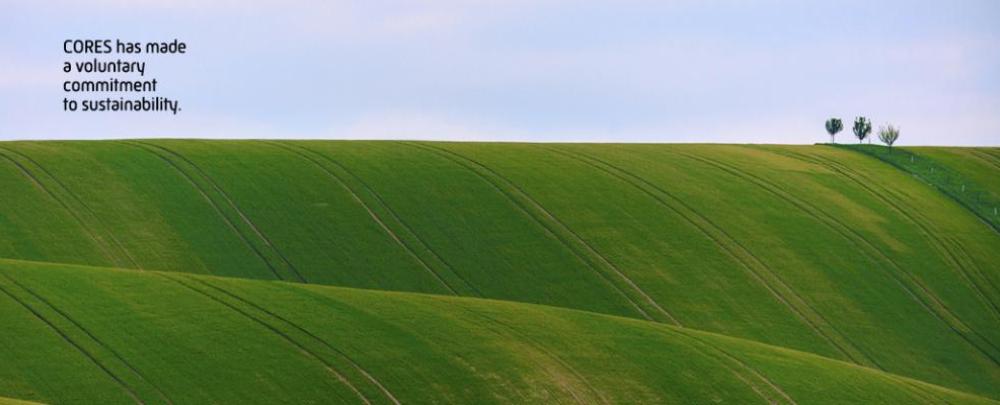 CORES  has made a voluntary commitment to sustainability